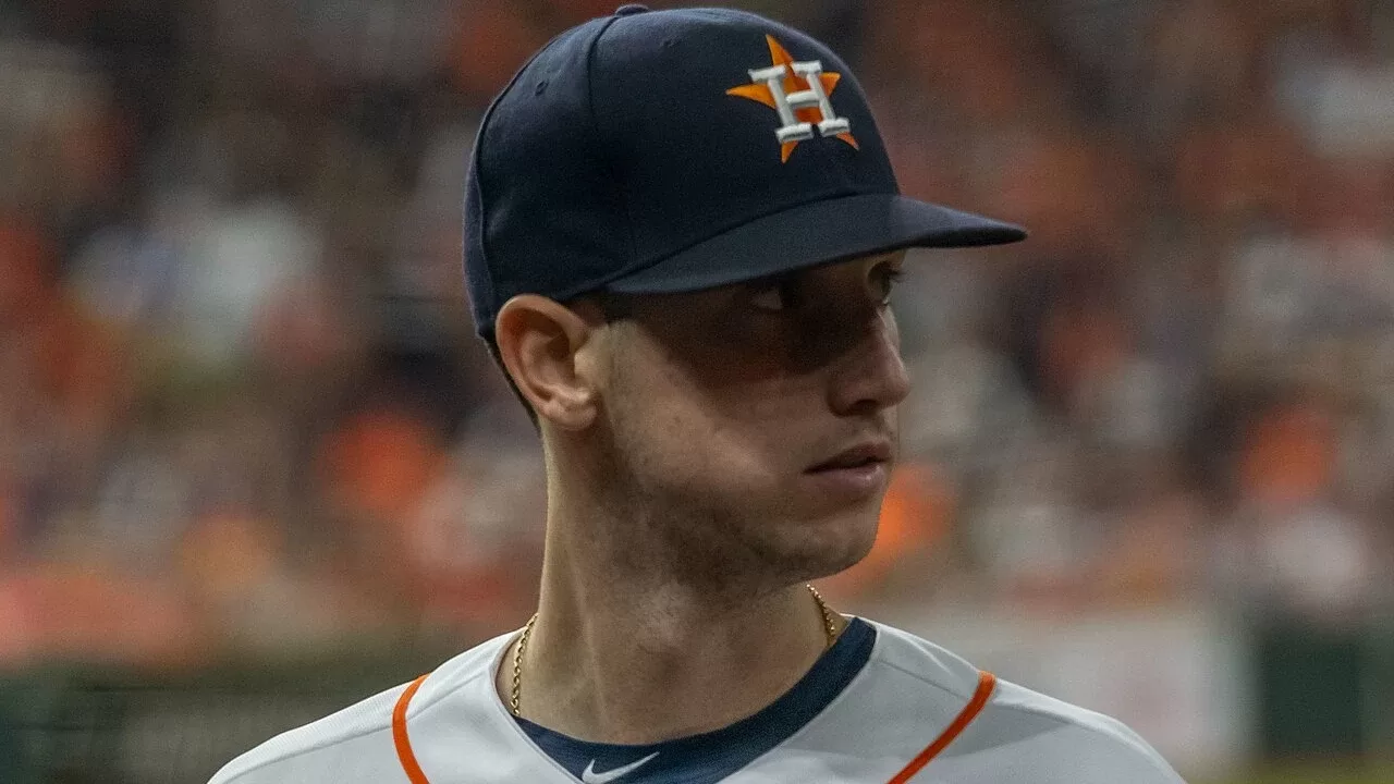 Kyle Tucker, jardinero de los Dodgers de Los Angeles (foto de archivo)
