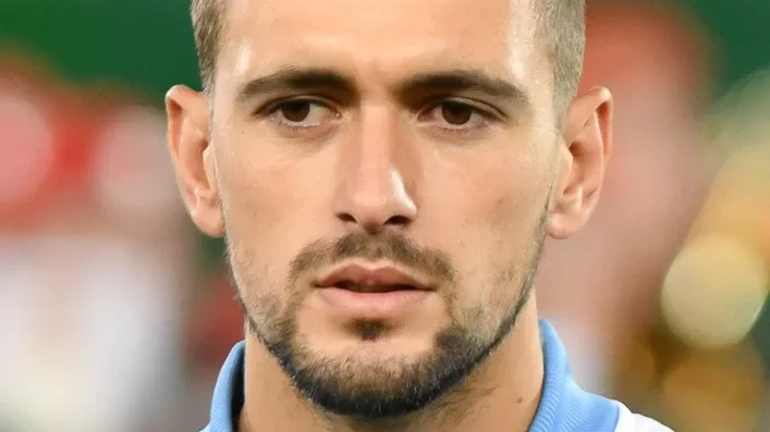 Giorgian de Arrascaeta, mediocampista de Flamengo (foto de archivo con la seleccion de Uruguay)