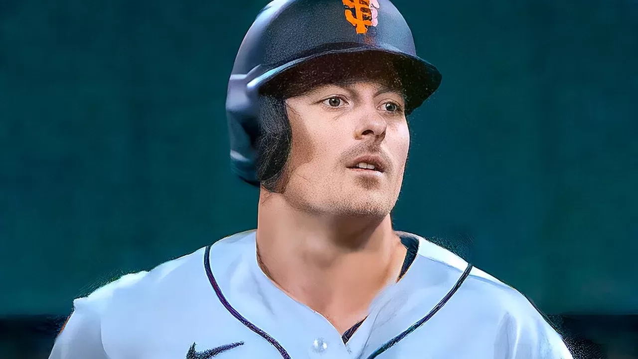 Mike Yastrzemski, jardinero de los Bravos de Atlanta