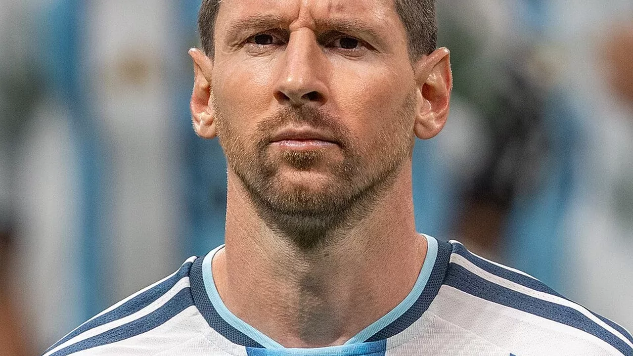 Lionel Messi con la camiseta de la selección argentina