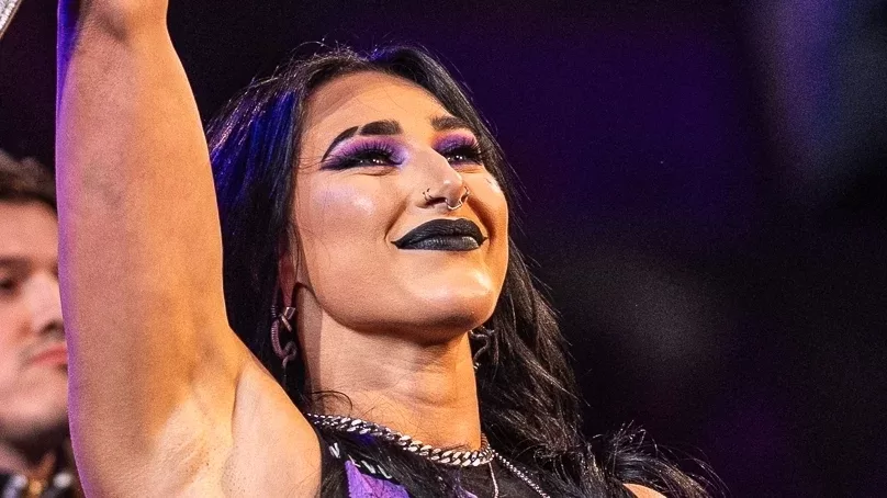 Rhea Ripley en un evento de WWE