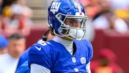 Jaxson Dart, mariscal de campo de los New York Giants