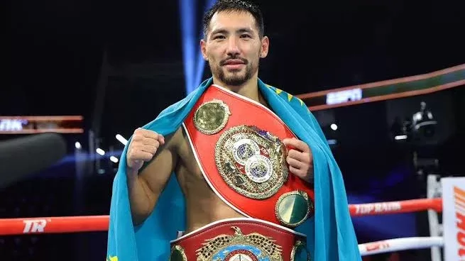 Janibek Alimkhanuly, excampeon mundial de peso mediano
