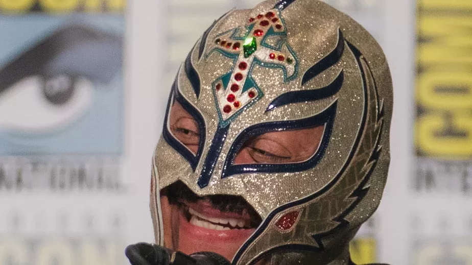 Rey Mysterio en una aparicion publica en 2026