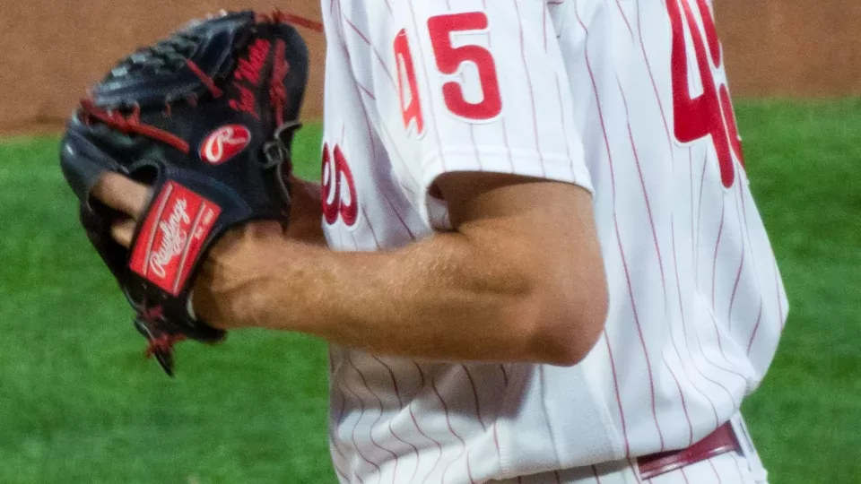 Zack Wheeler con el uniforme de los Philadelphia Phillies