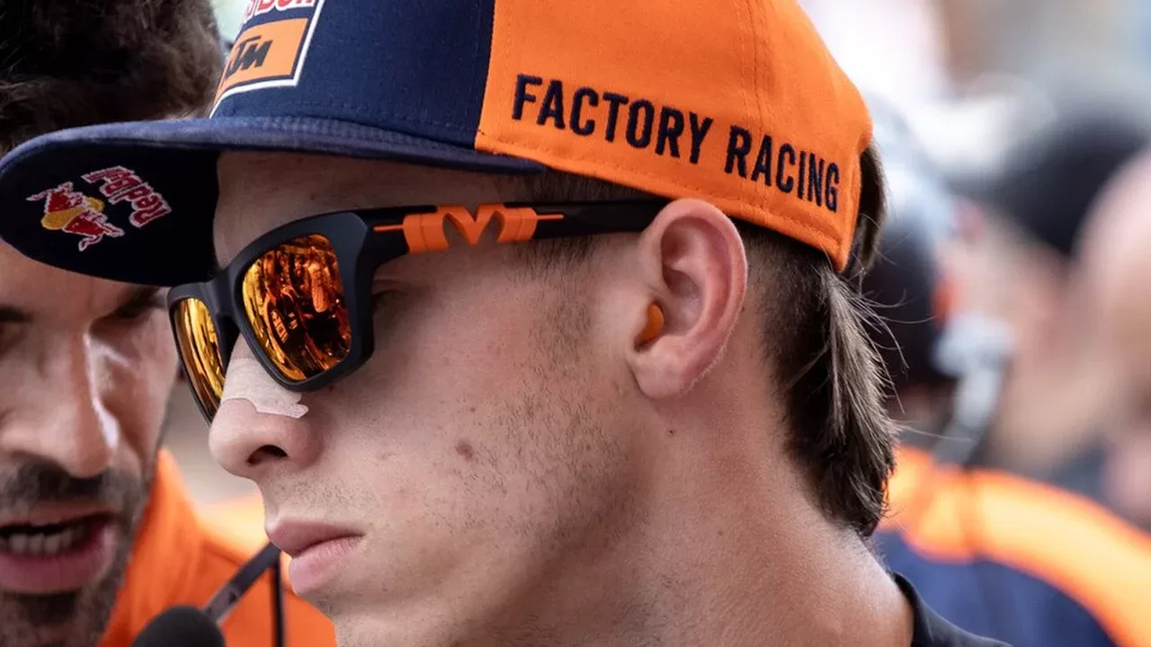 Pedro Acosta, piloto de KTM en MotoGP