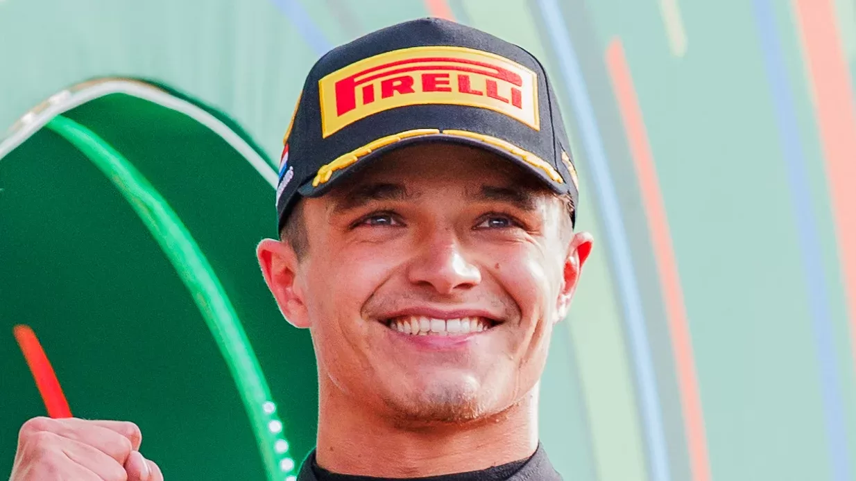 Lando Norris, piloto de McLaren, durante un Gran Premio de Formula 1