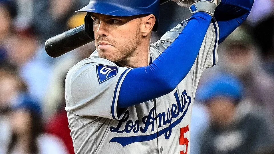 Freddie Freeman, primera base de los Dodgers de Los Angeles