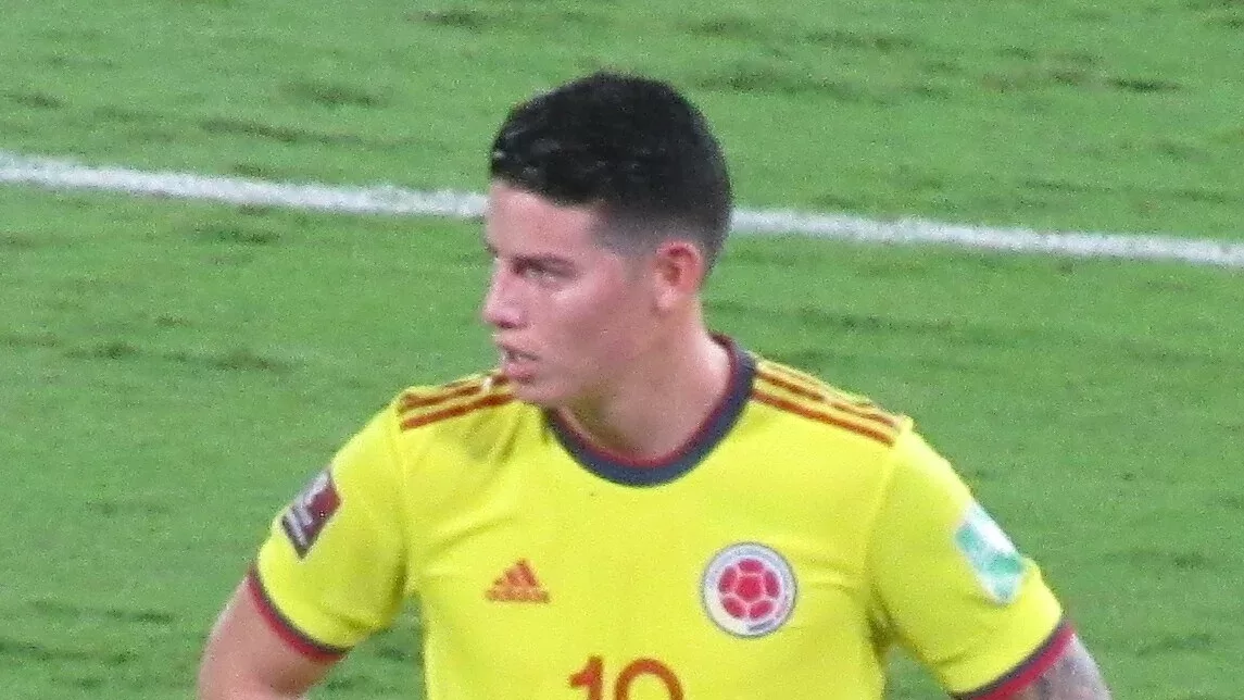 James Rodriguez, capitan de la seleccion de Colombia (foto de archivo)