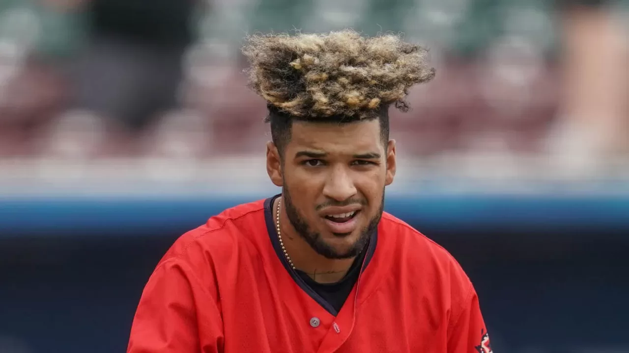 Victor Mesa Jr., jardinero de los Rays de Tampa Bay