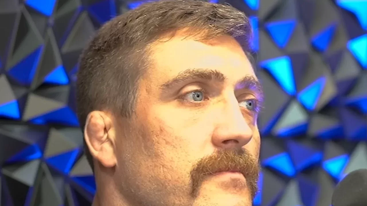 Gerald Meerschaert, peleador de UFC, en una entrevista
