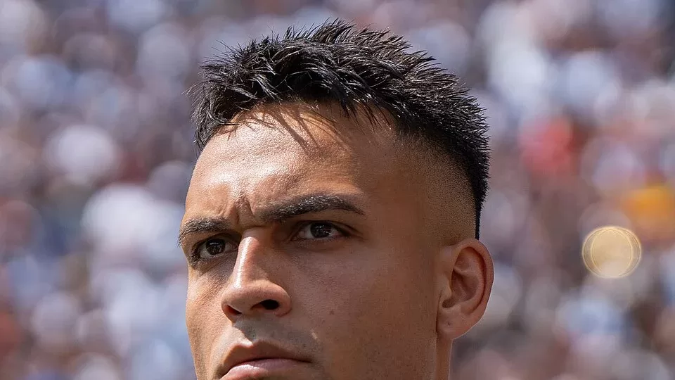 Lautaro Martinez, delantero del Inter de Milan, rival de Tresoldi en el partido