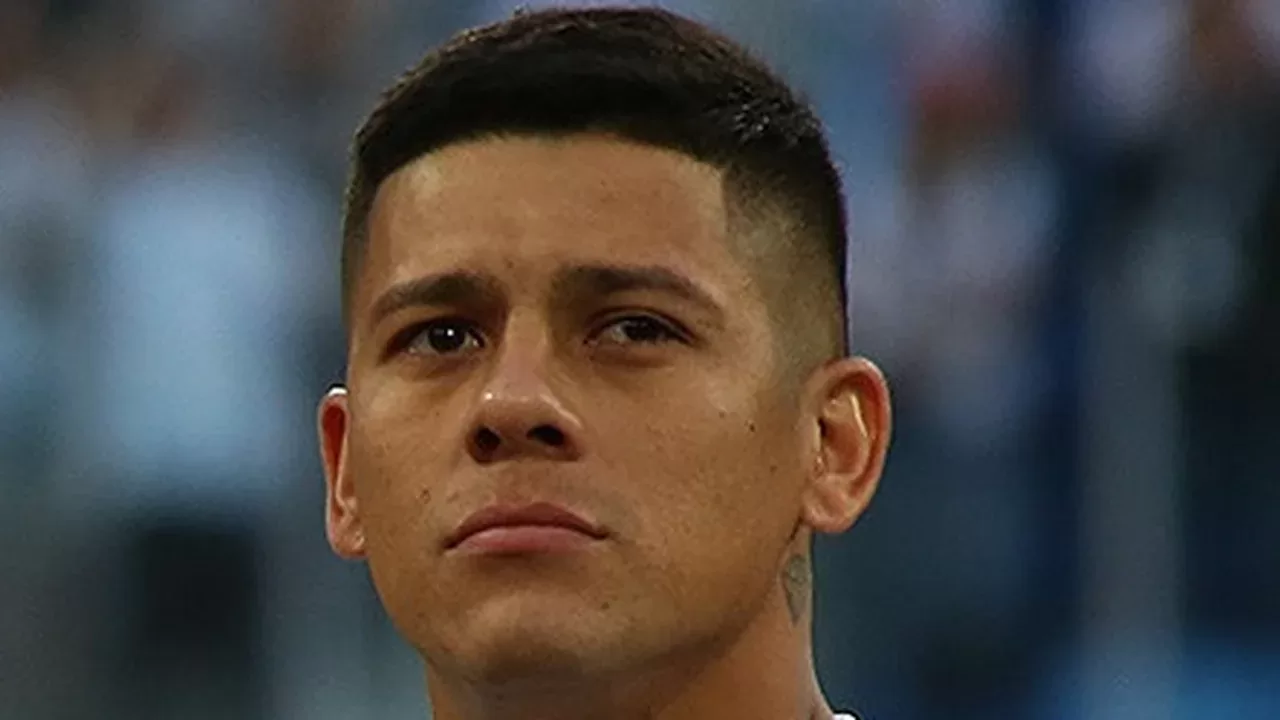 Marcos Rojo, defensor de Estudiantes de La Plata