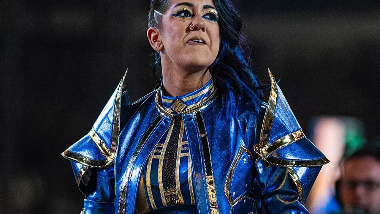 Bayley durante un evento de WWE