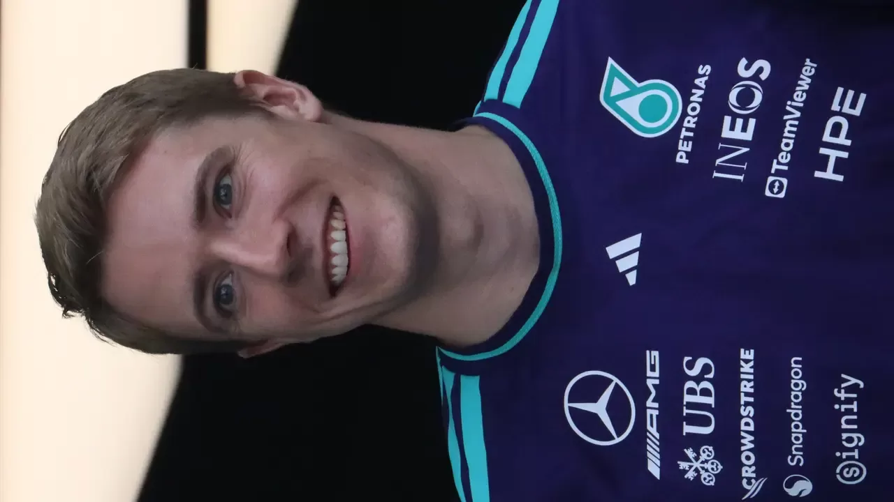 Frederik Vesti, piloto reserva de Mercedes en la Formula 1