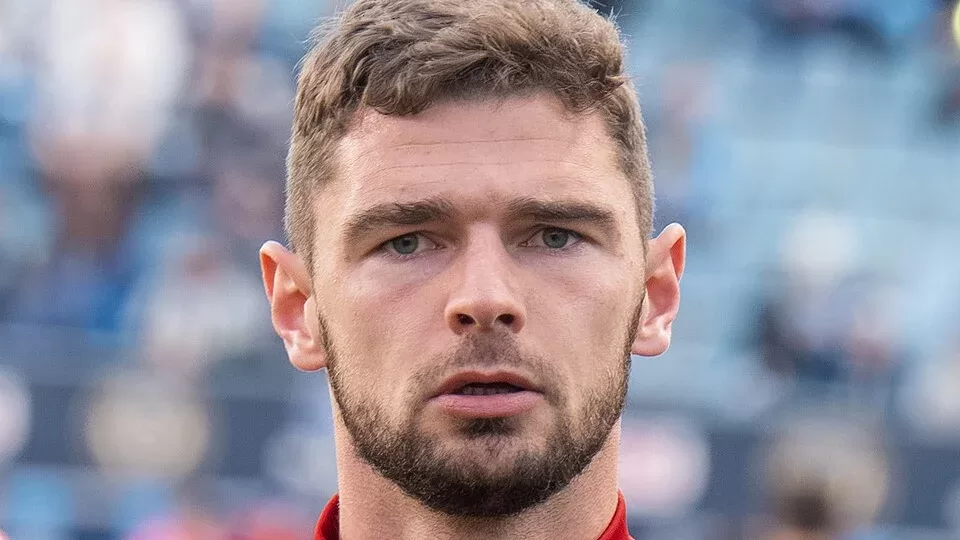 Hugo Cuypers, delantero de Monterrey, durante un partido